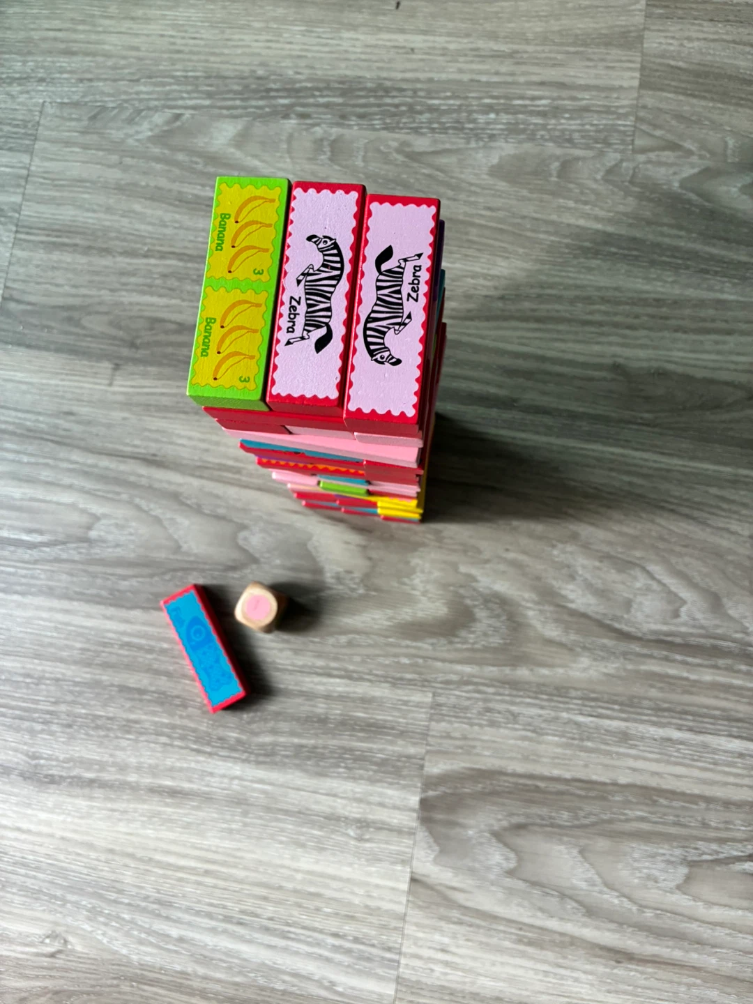 Jenga Wooden Stacking Tumble Tower Game - photo 4