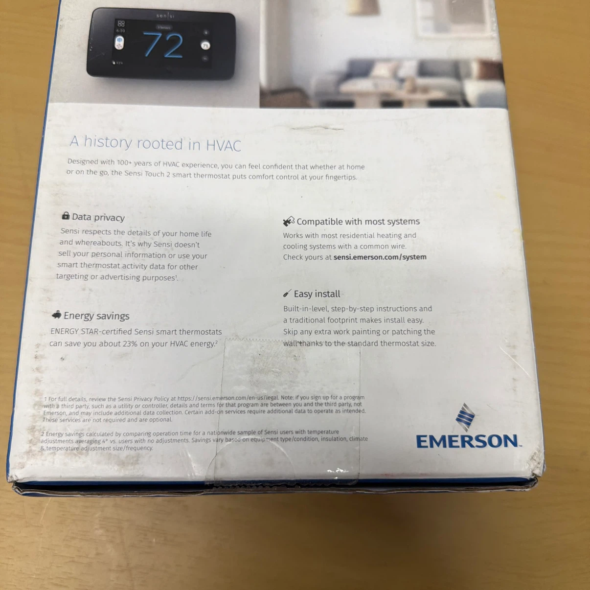 Emerson Sensi Touch 2 Smart Thermostat - photo 3