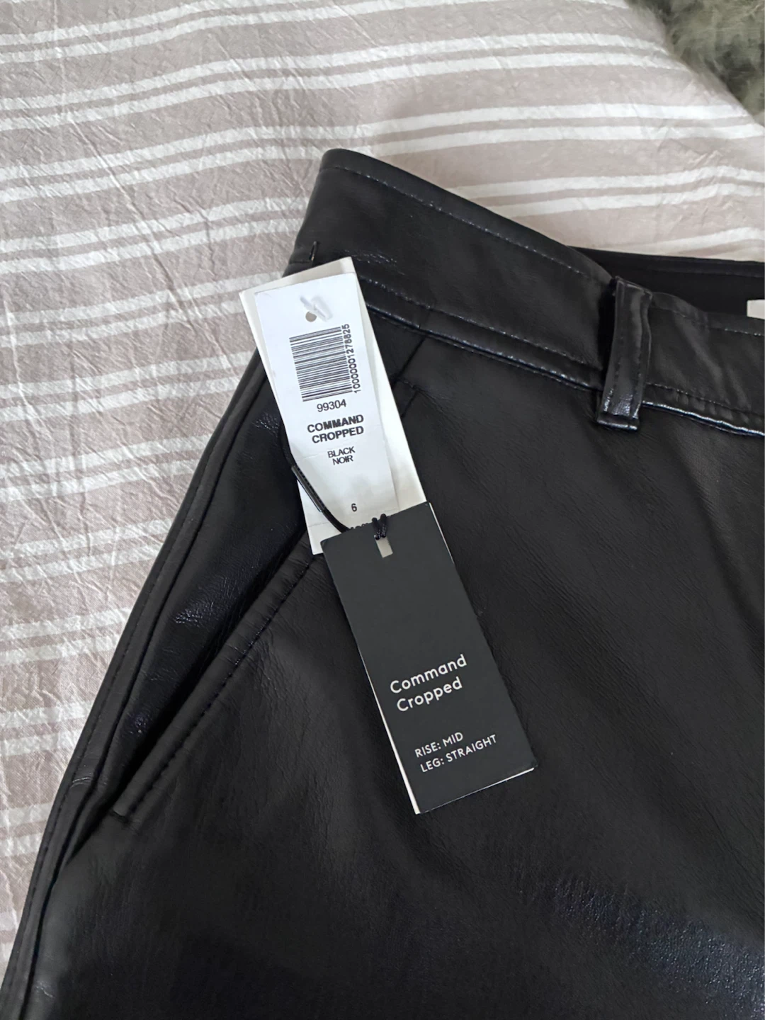 NWT - Babaton Cropped Pant Black