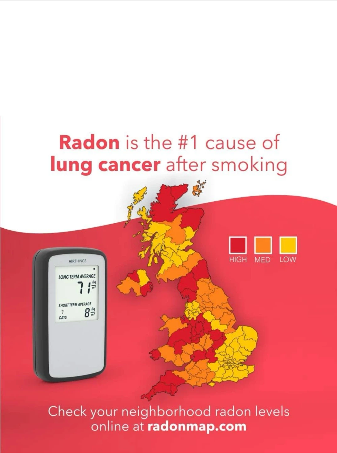 Airthings Corentium Home Radon Detector - photo 4