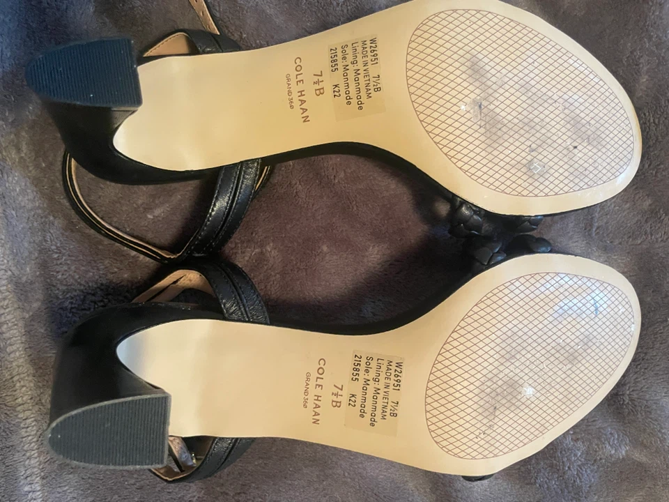 Cole Haan Black Braided Sandals - photo 3