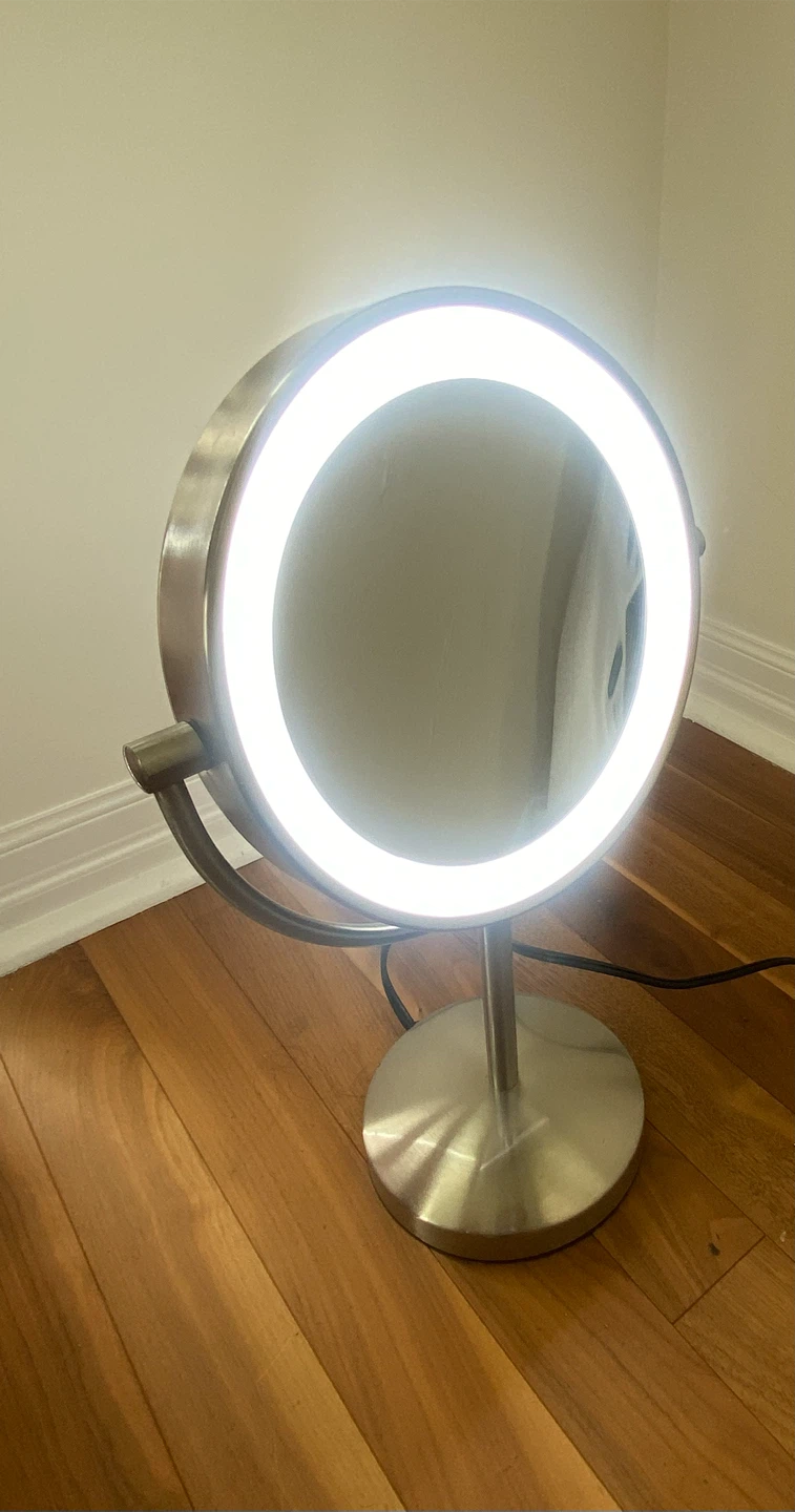 Conair LED Lighted Vanity Mirror with Dual Magnification