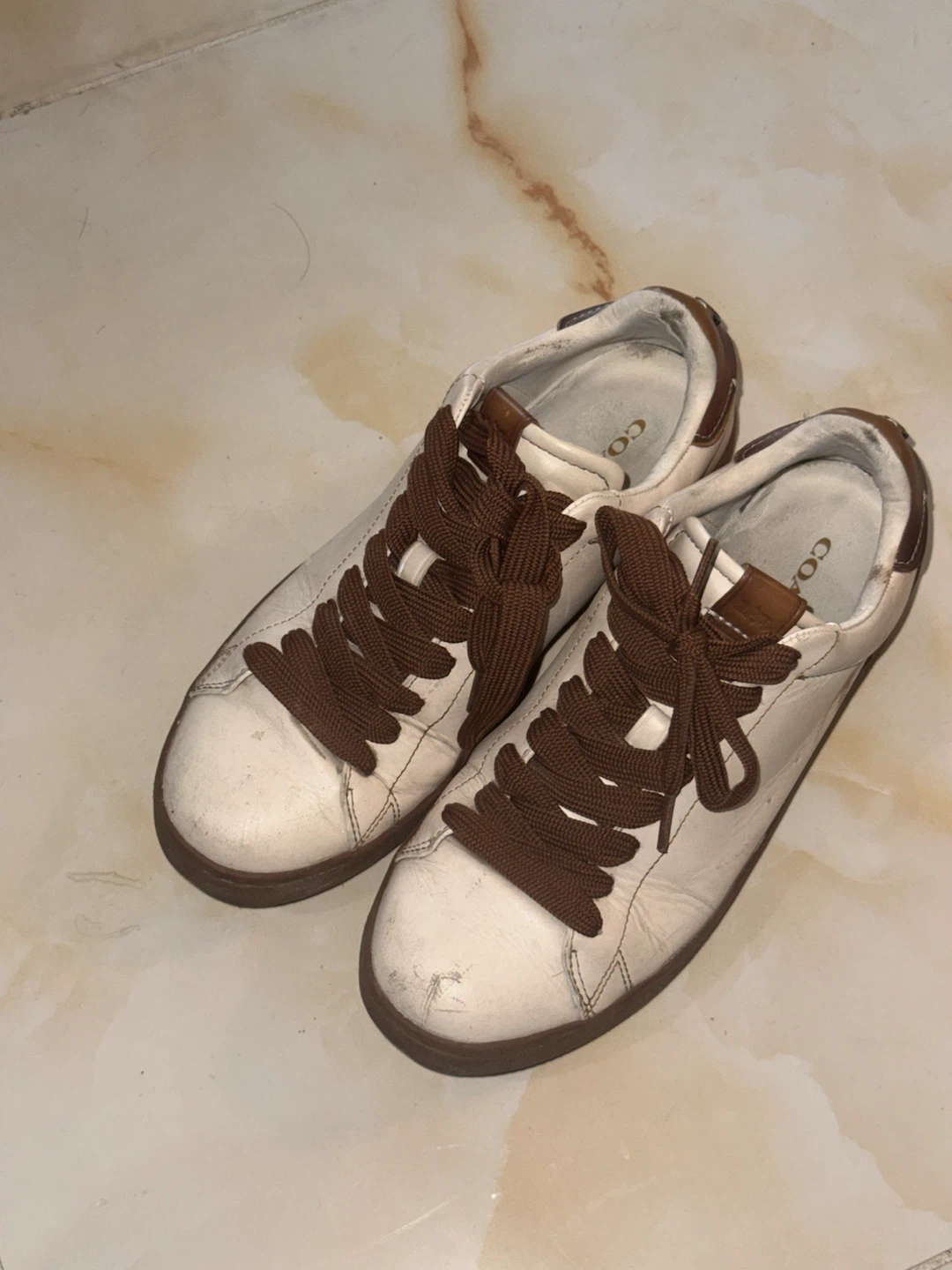 Coach Leather Sneakers Men size 8