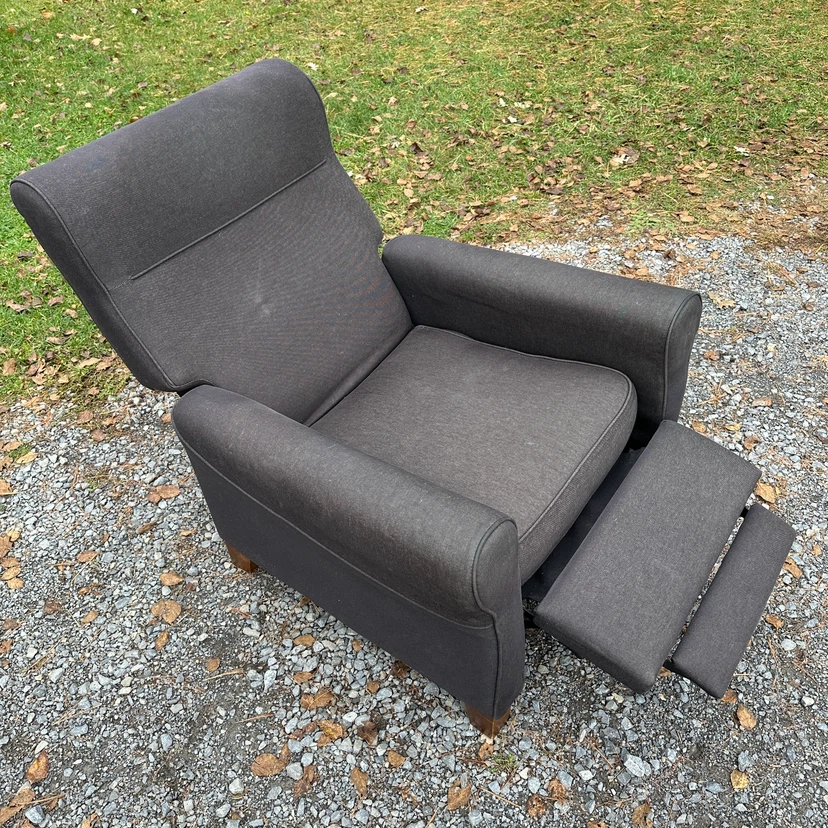 Grey IKEA MUREN Recliner Chair (CAN DELIVER) - photo 5