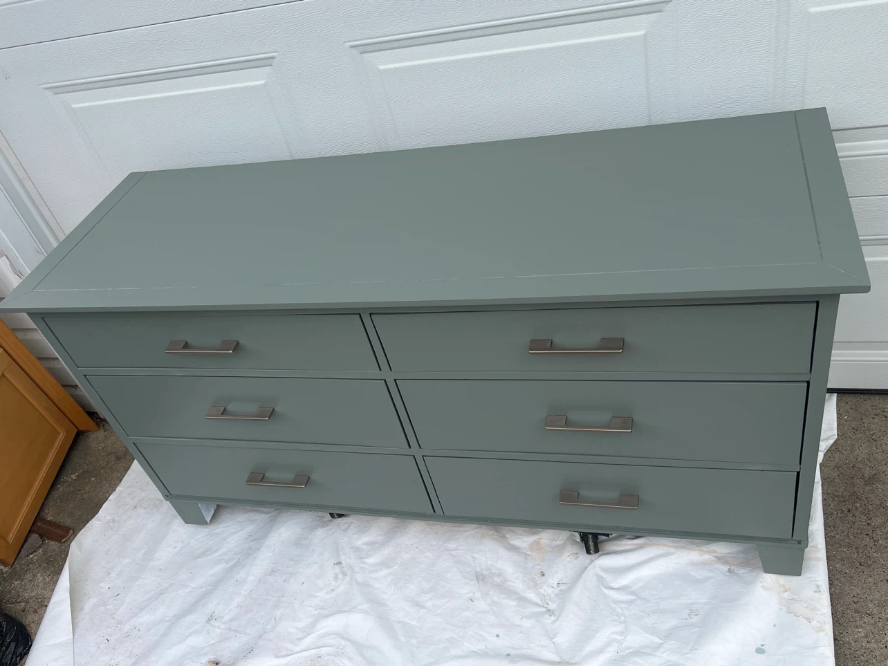 Sage Green 6-Drawer Dresser - photo 2