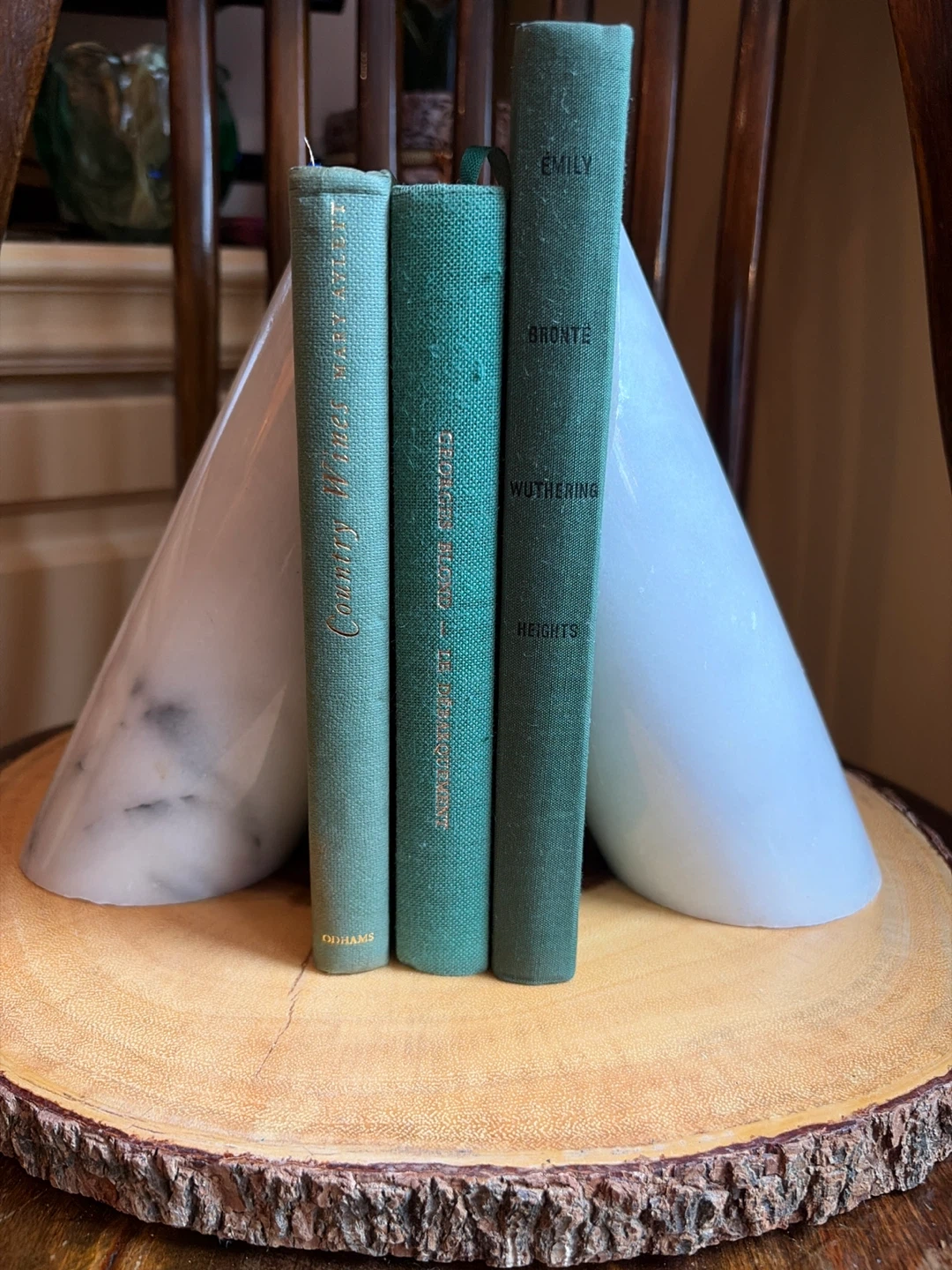 Timeless Elegance Set of Two Marble Bookends