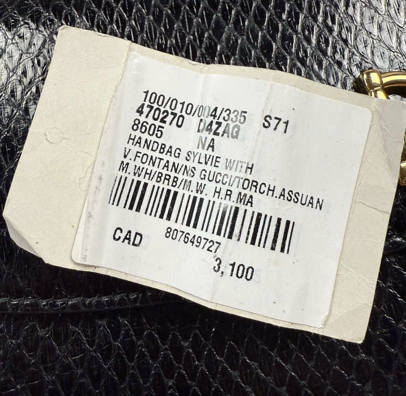 Gucci Zumi Shoulder Bag Python Mini - photo 2
