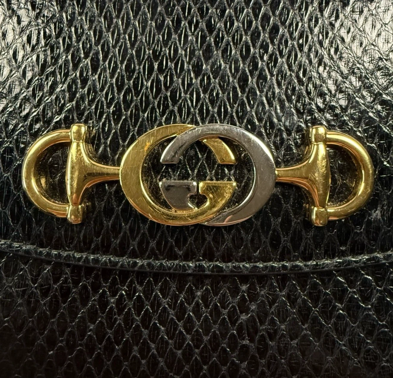 Gucci Zumi Shoulder Bag Python Mini - photo 4