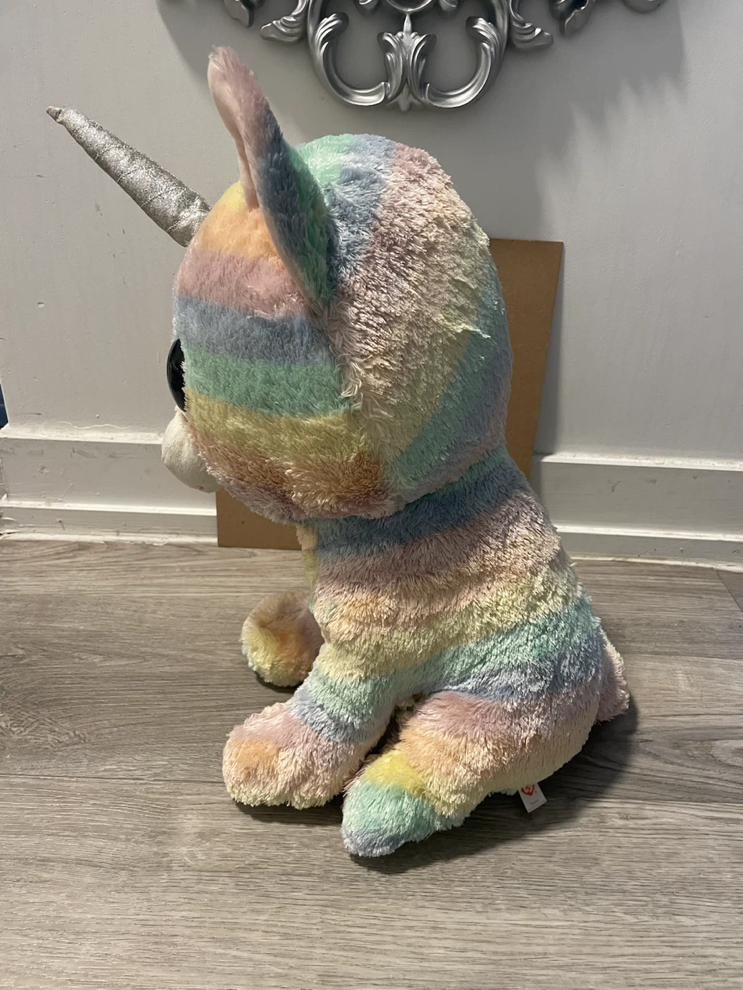 Ty Beanie Boos Pastel Rainbow Unicorn Plush - photo 4