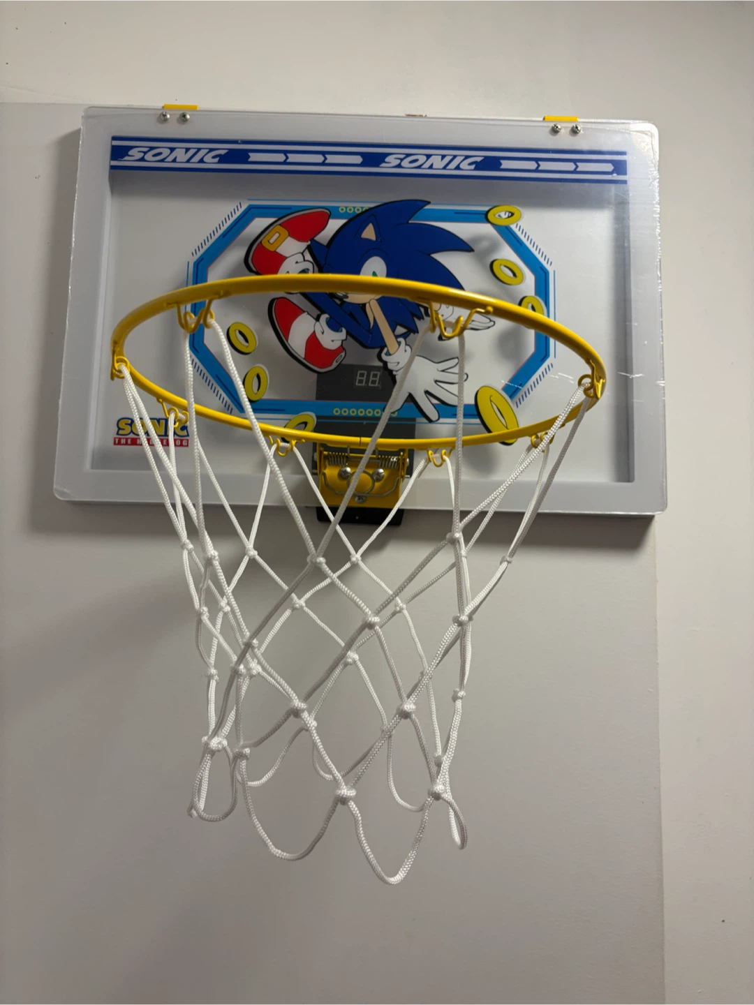 Sonic the Hedgehog Over-the-Door Basketball Hoop