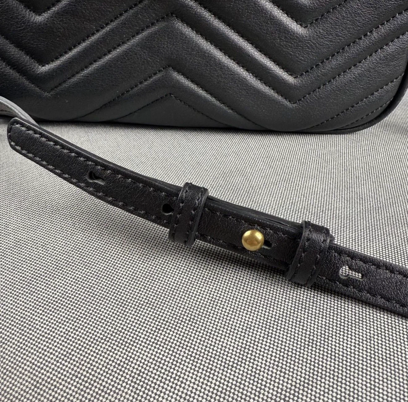 Gucci GG Marmont Black Leather Shoulder Bag - photo 3