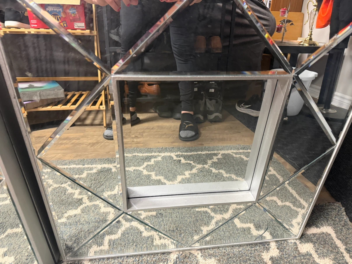 Geometric Wall Mirror - photo 2
