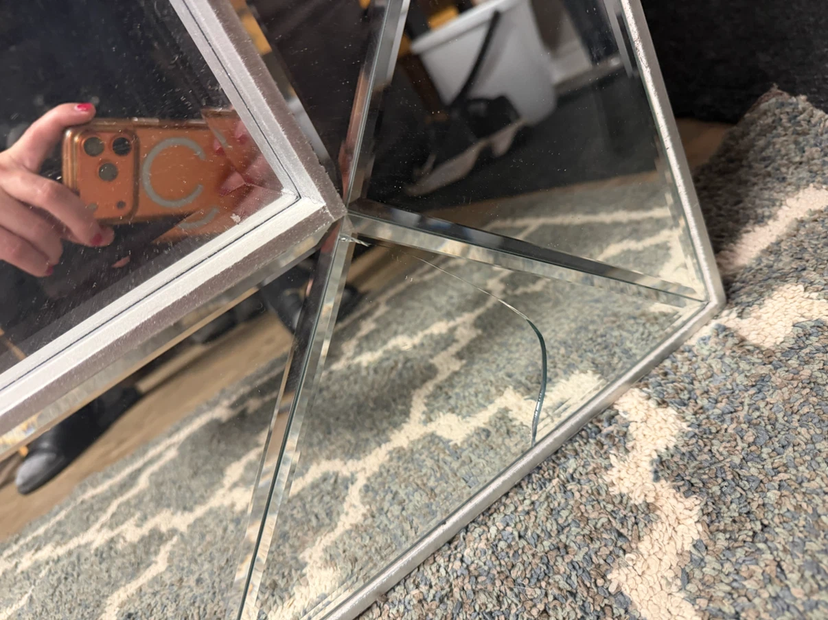 Geometric Wall Mirror - photo 3