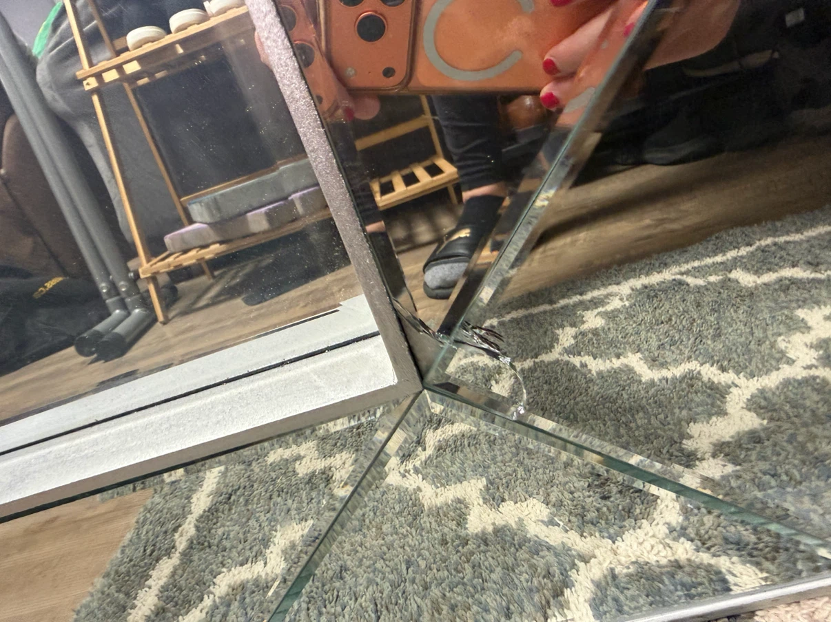 Geometric Wall Mirror - photo 4