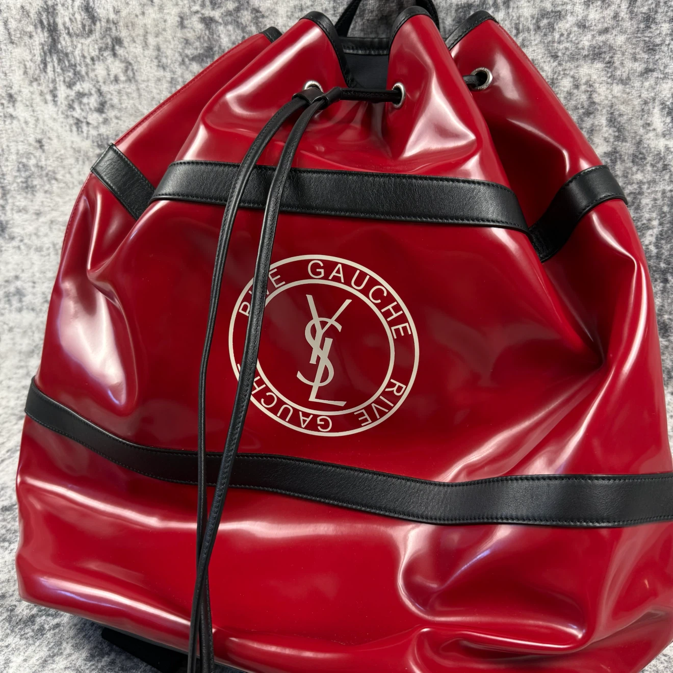 Saint Laurent Rive Gauche Drawstring Backpack - photo 3