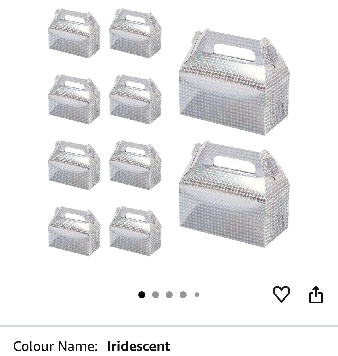 10 pack party favour boxes 6.5* 3.5* 4 inch - photo 3