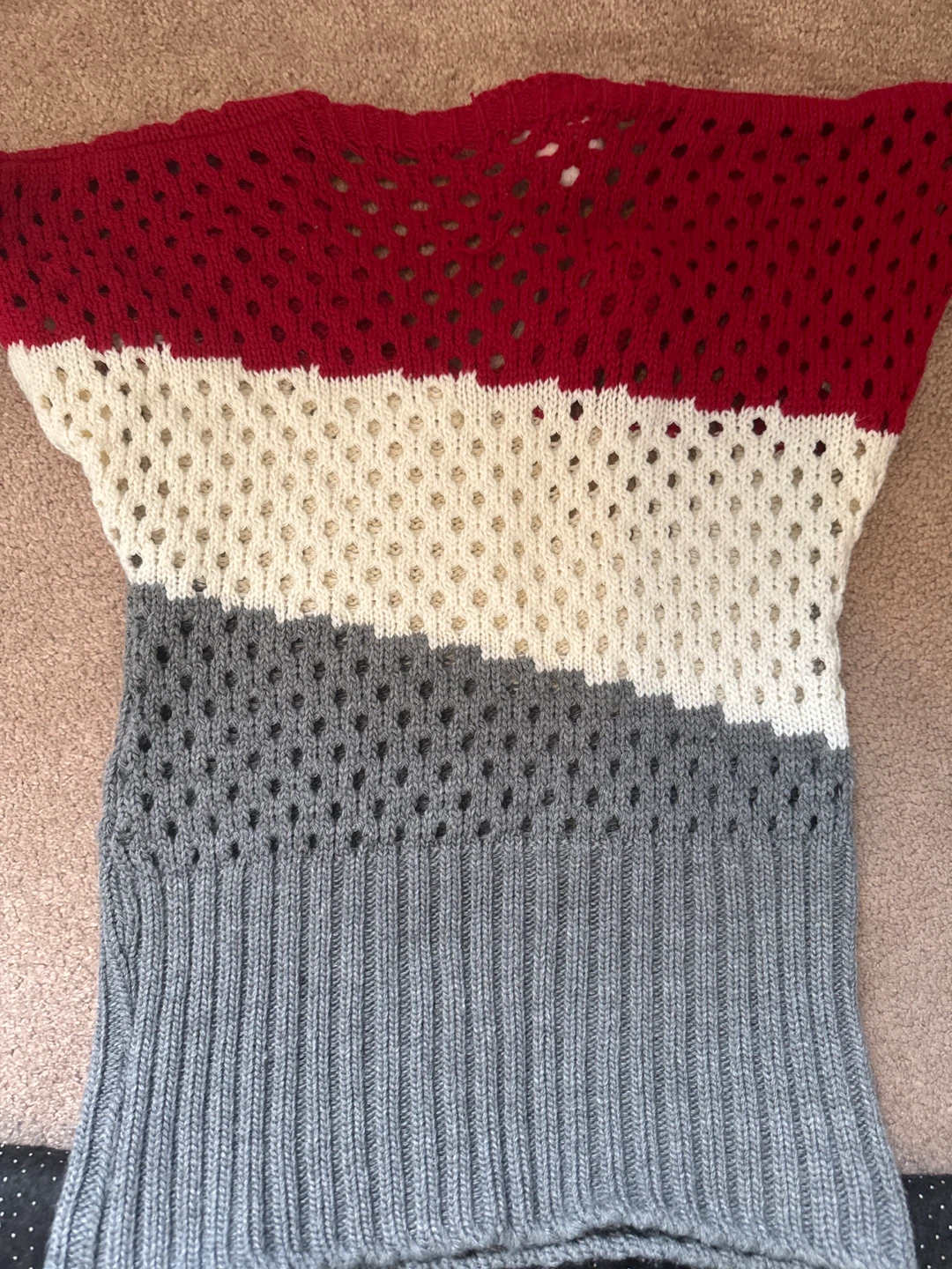 Colour Block Knit Sweater - photo 2