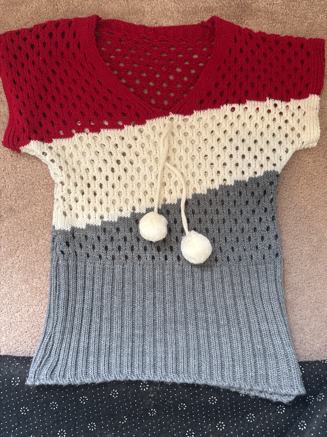 Colour Block Knit Sweater - photo 3
