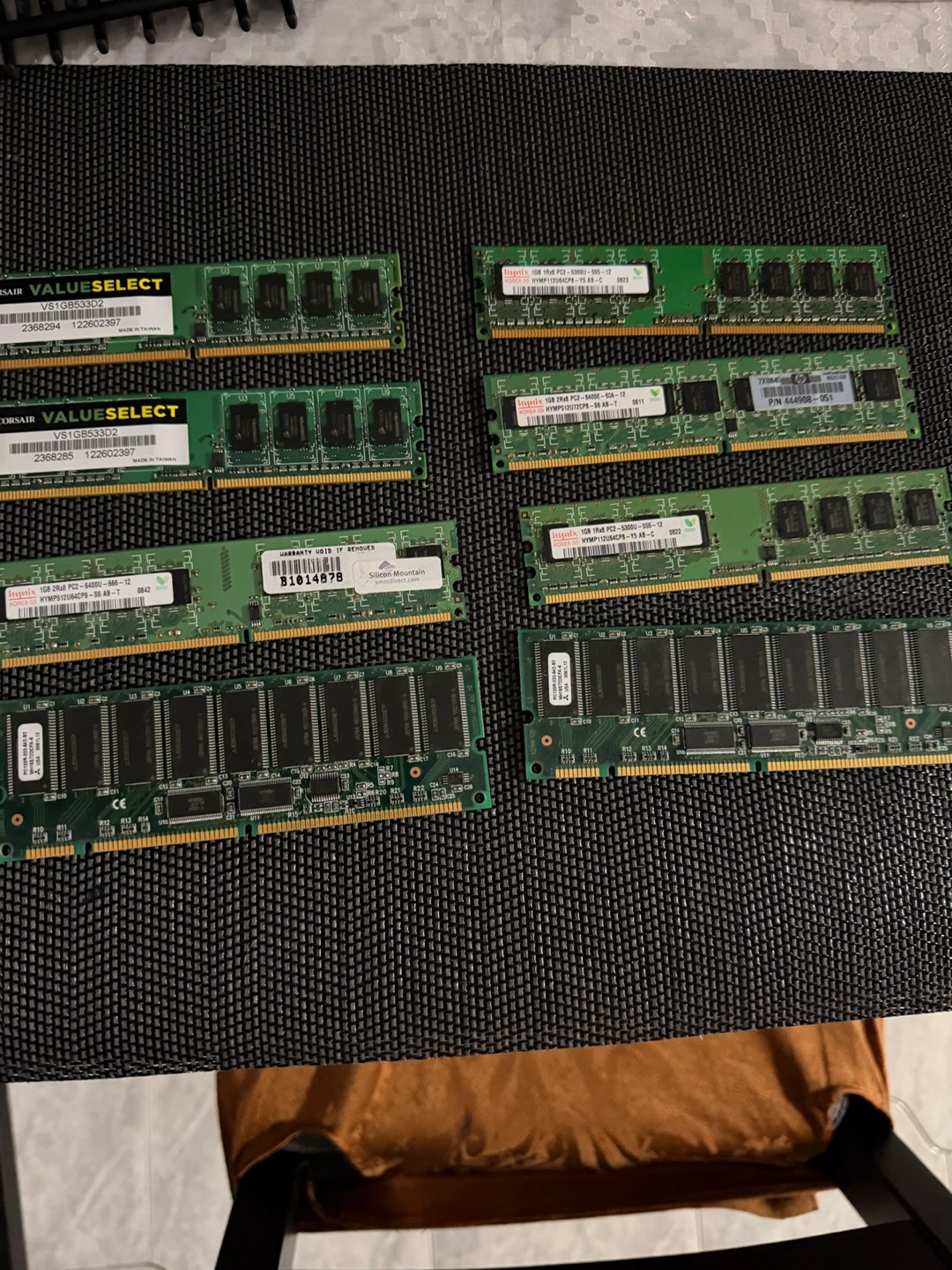 Assorted Desktop RAM Memory Modules