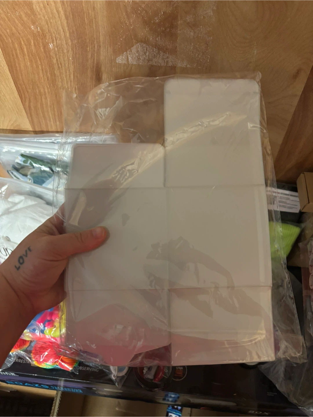 30 pack clear boxes 4*4*4 inches