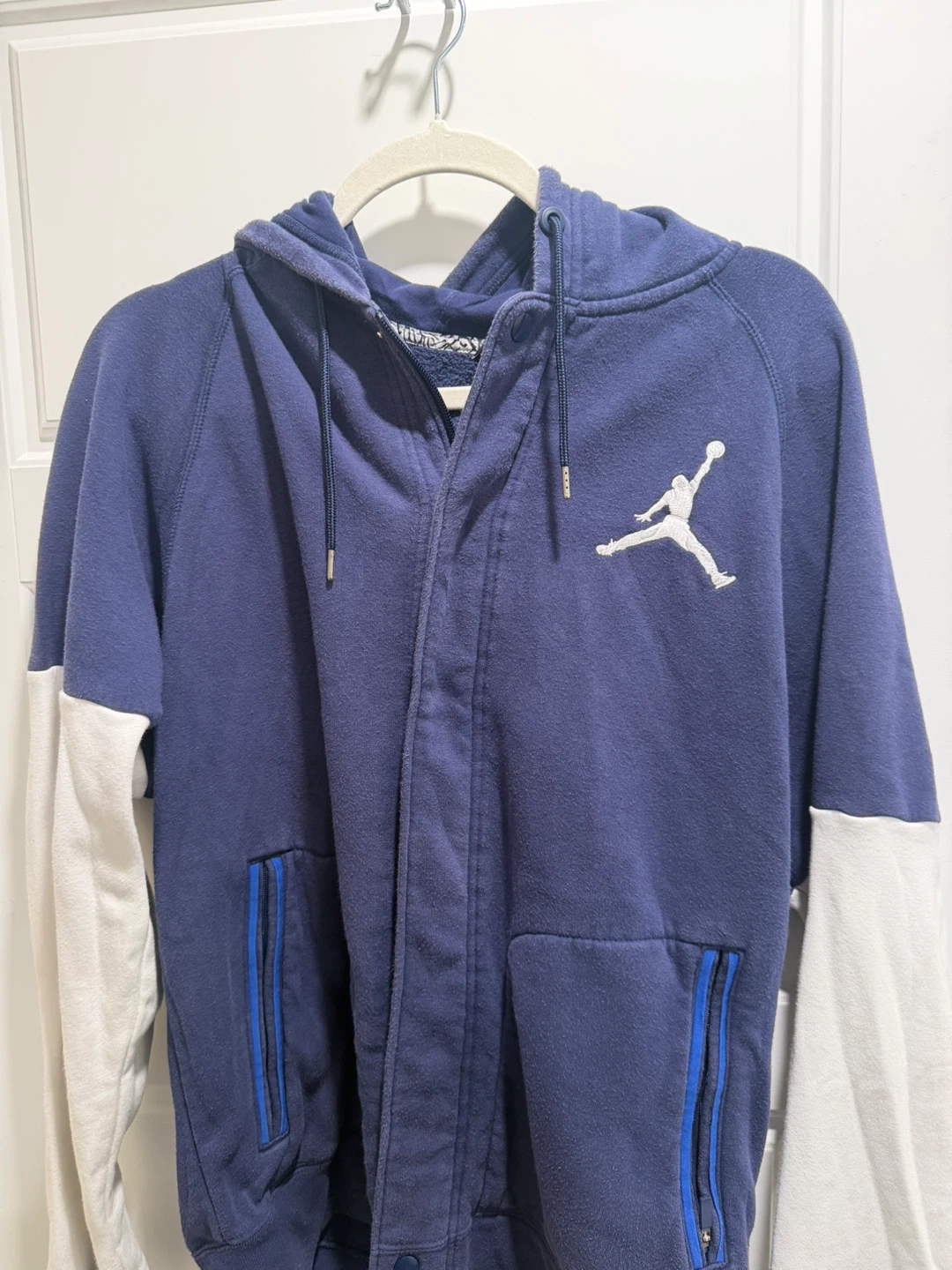 Jordan Full-Zip Hoodie Navy Blue