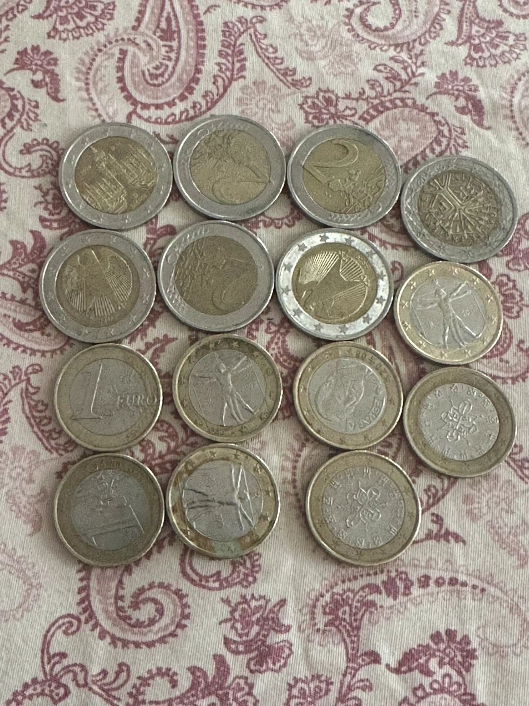 22 Euro Coins for 30$