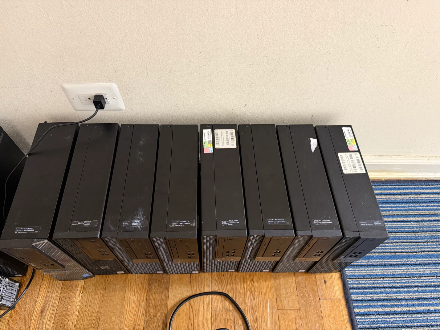 Lot of 8 Dell OptiPlex Small Form Factor Desktop PCs