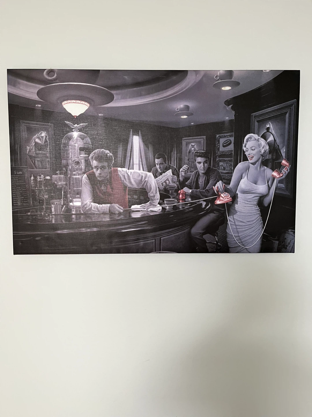 Iconic Hollywood Stars Canvas Wall Art - photo 3