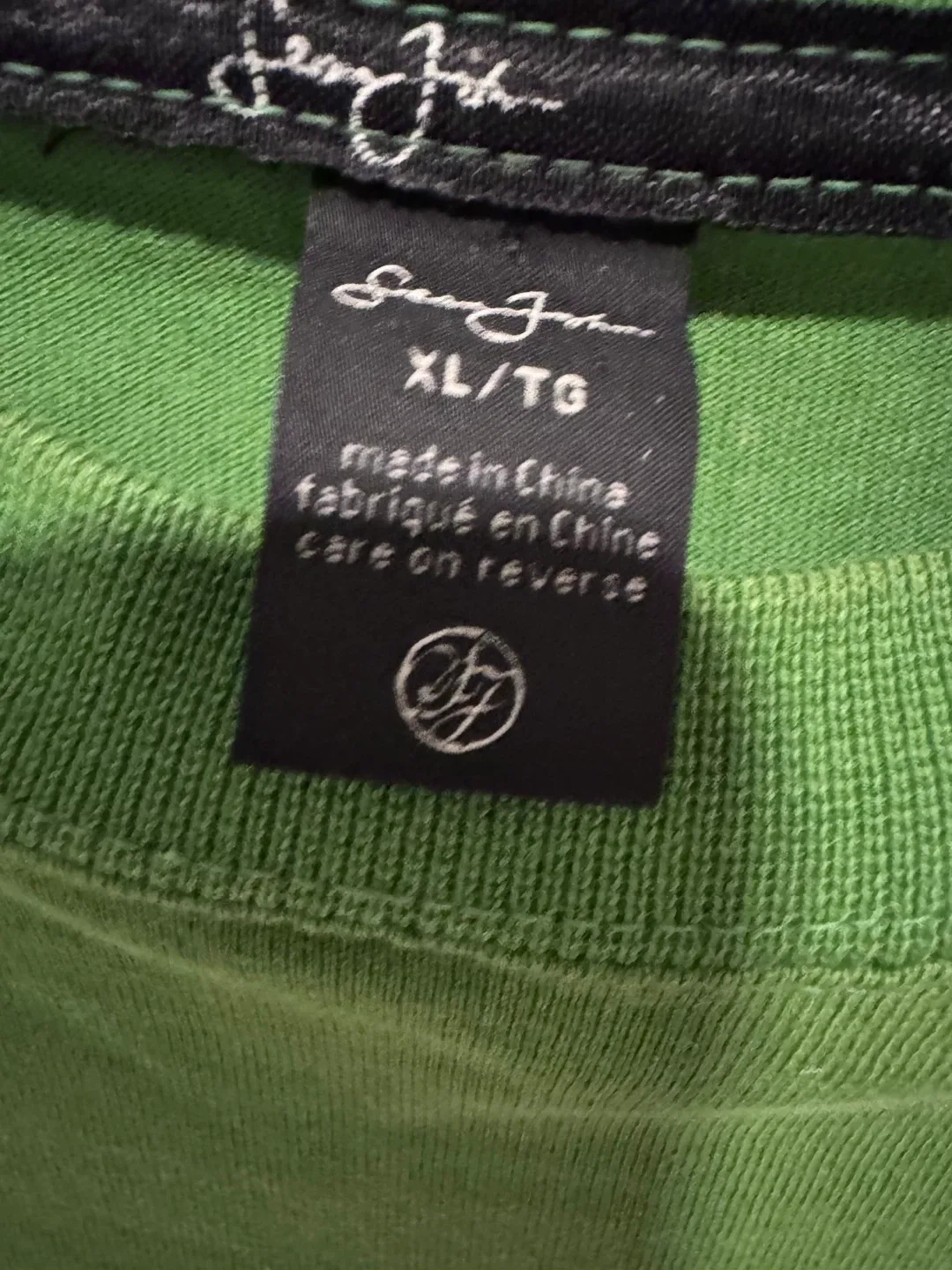 Y2K Sean John Green Graphic Sleeveless Shirt - photo 2