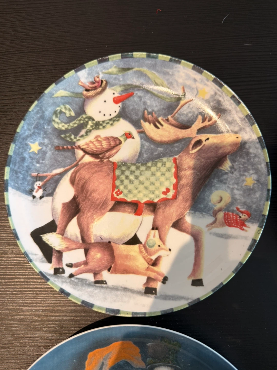 Set of 8 Christmas Holiday Decorative Plates - photo 4