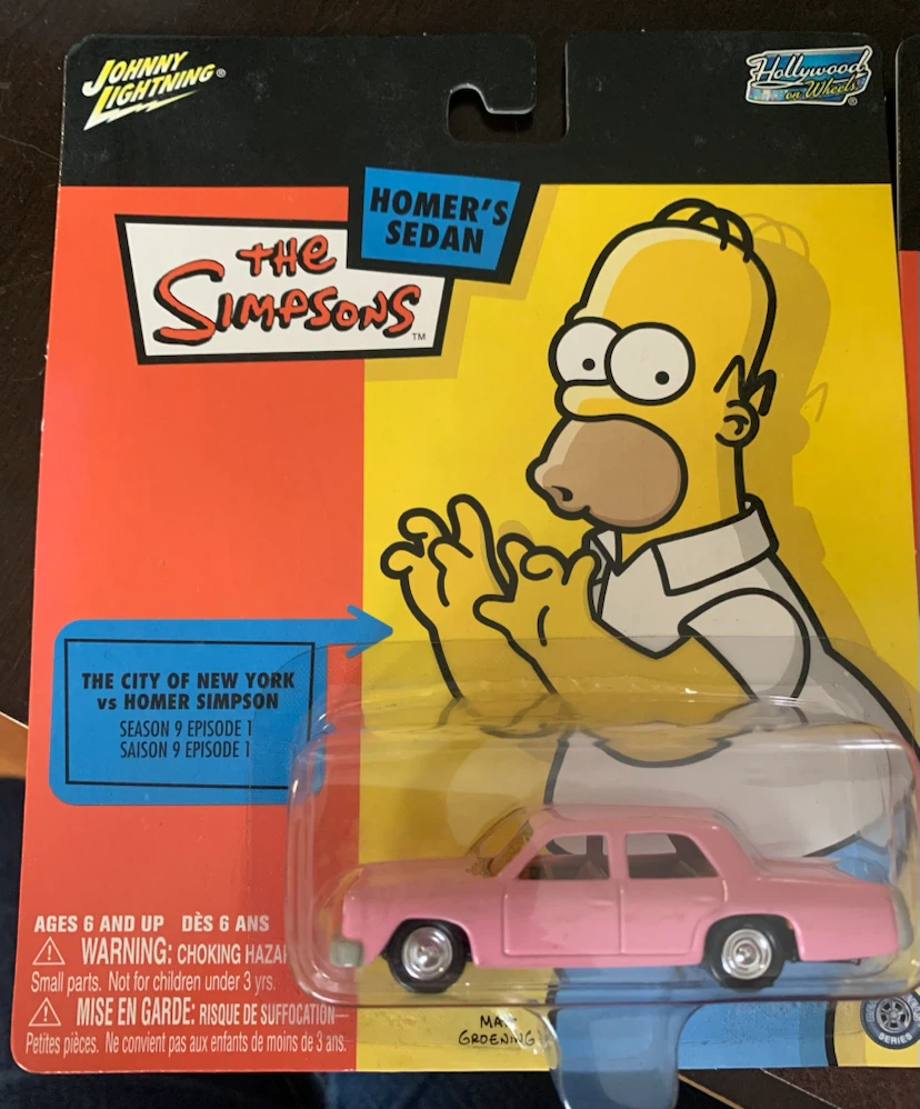 Johnny Lightning The Simpsons Die-Cast Cars - photo 3