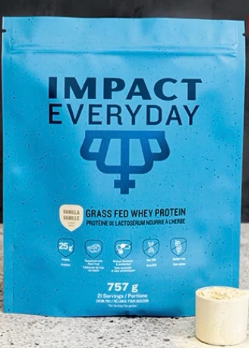 Impact Everyday Grass Fed Whey Protein Vanilla 757g