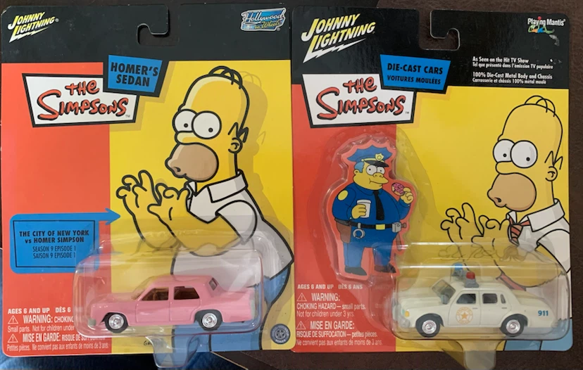Johnny Lightning The Simpsons Die-Cast Cars