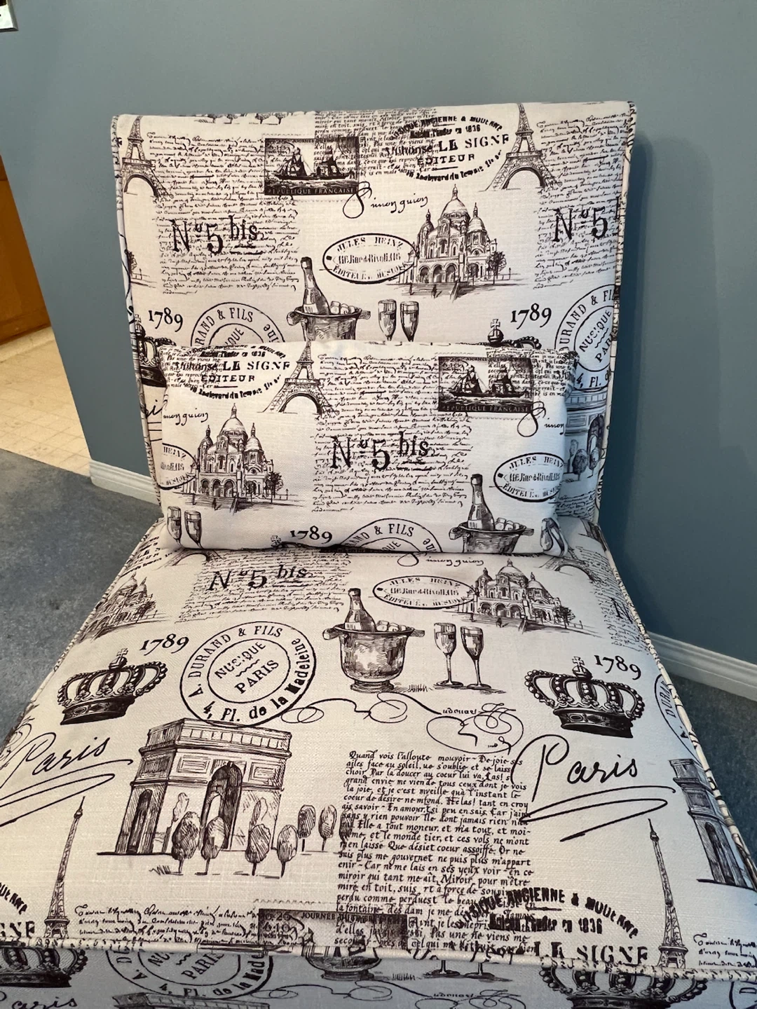 Upholstered Accent Chair - photo 5