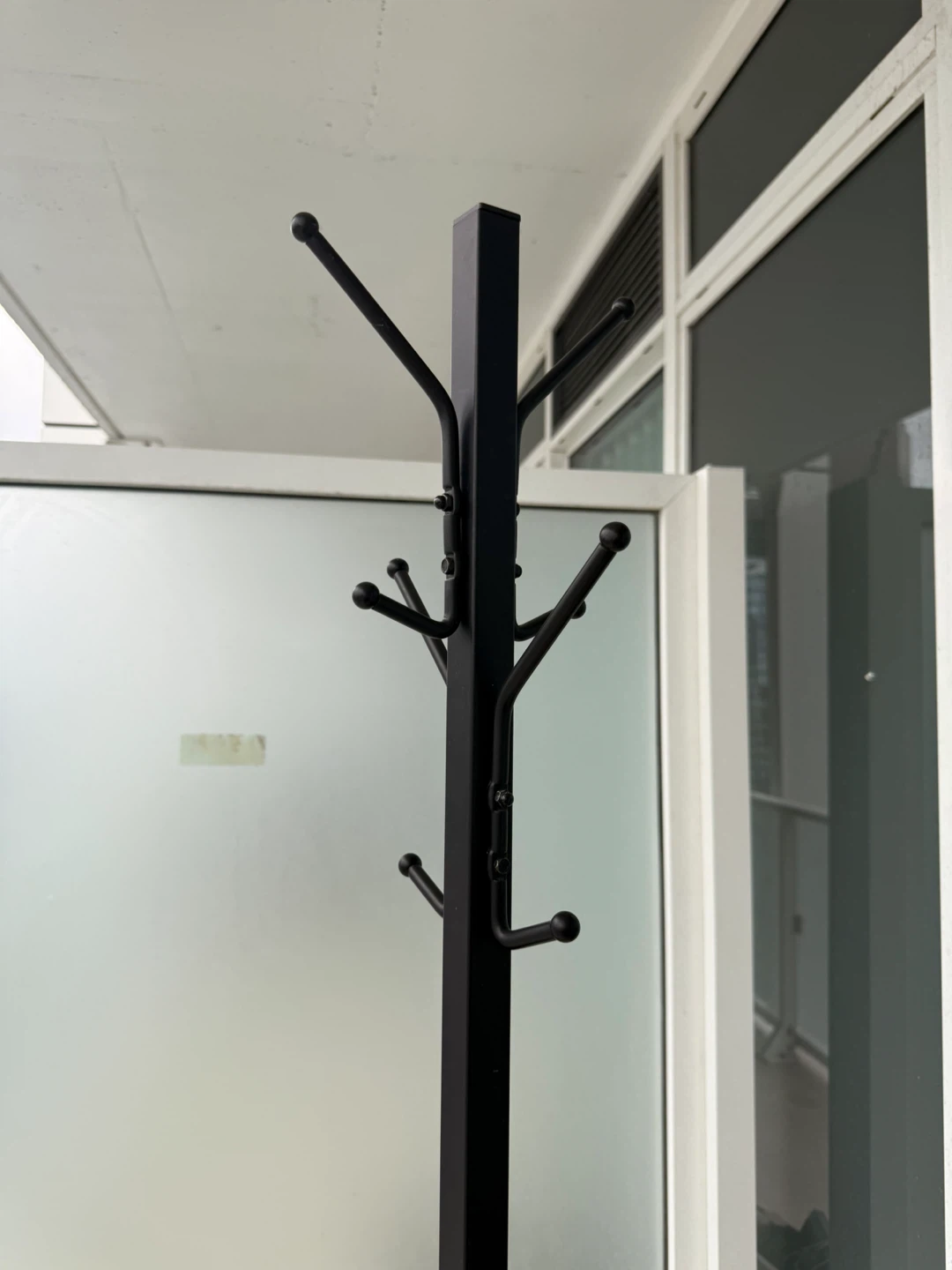 Black Metal Coat Rack - photo 2