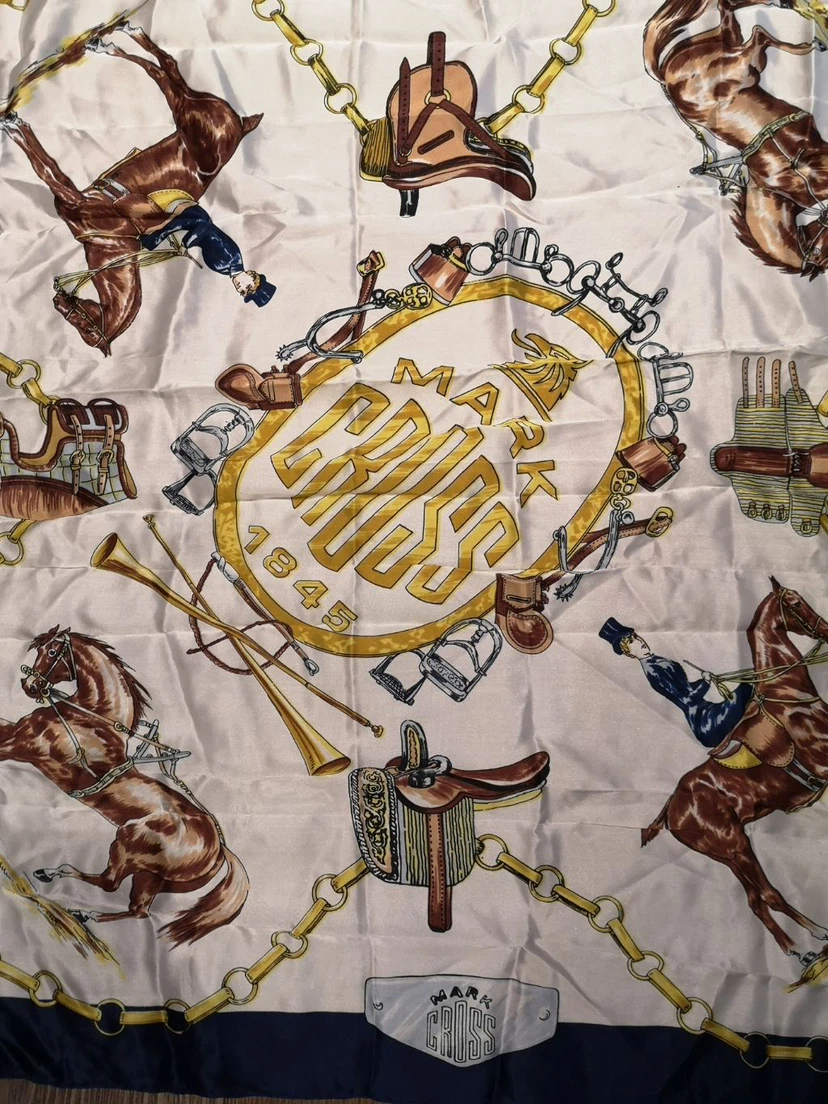 Mark Cross Silk Scarf