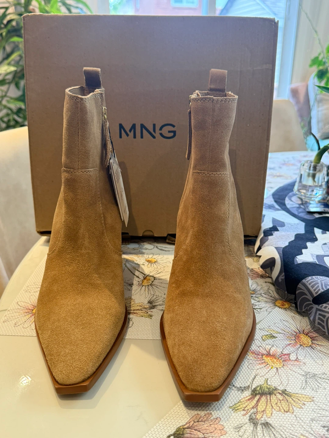 New Mango Suede Rodeo Boots Brown Size 40 - photo 4