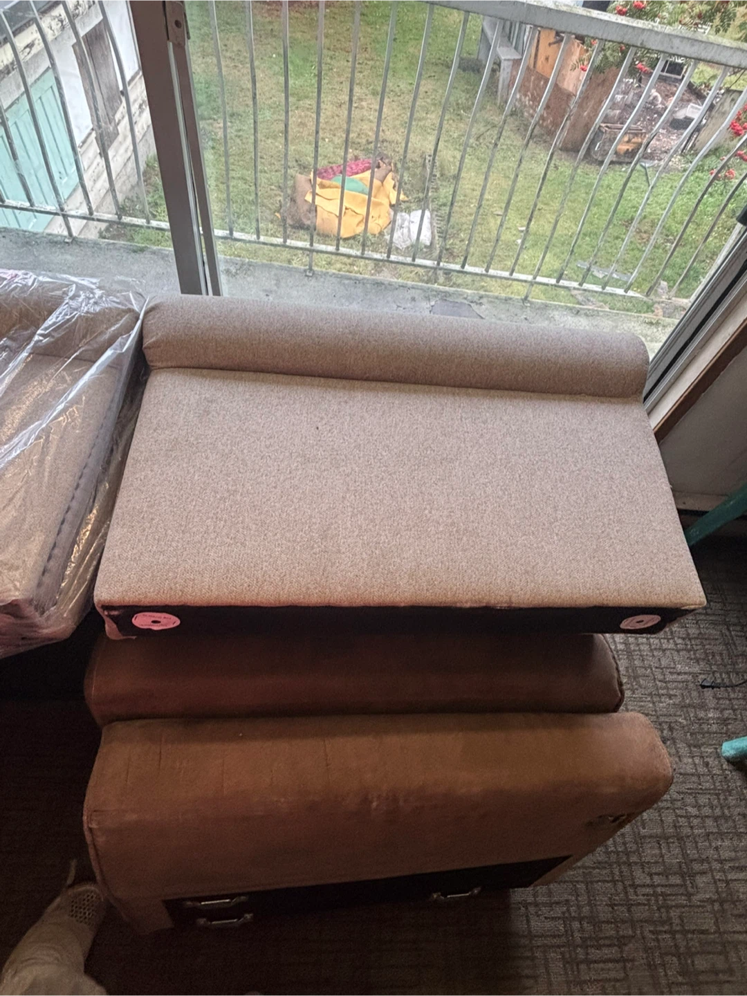 Bestar-Bush Beige Sofa Armrests – Pair – Replacement Parts