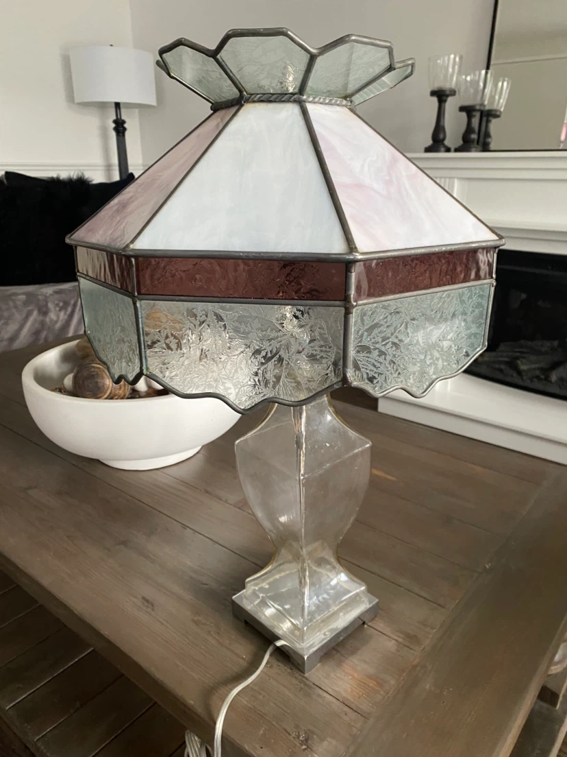 Stained Glass Accent Table Lamp