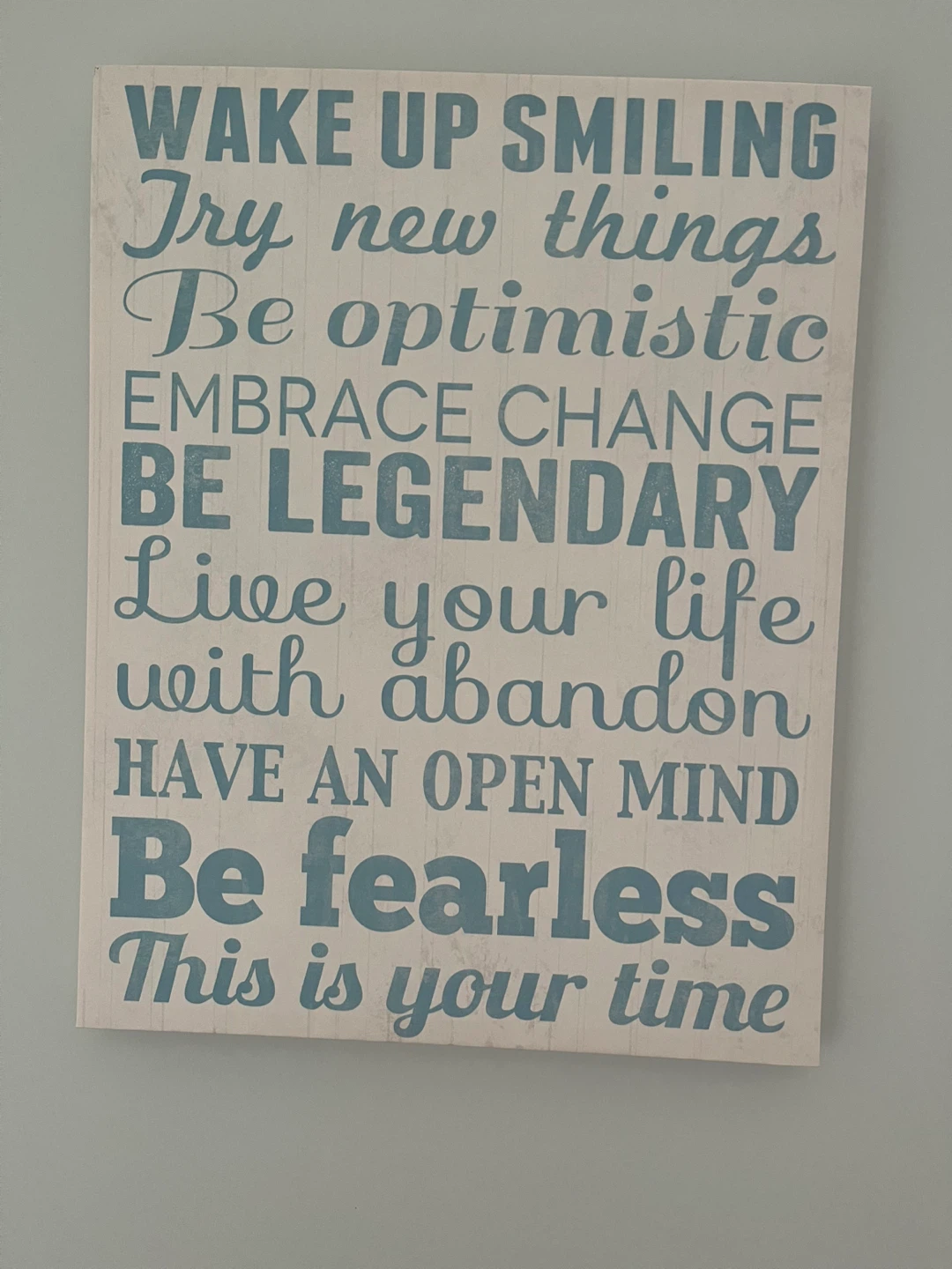 Wall Art with Inspirational Quotes