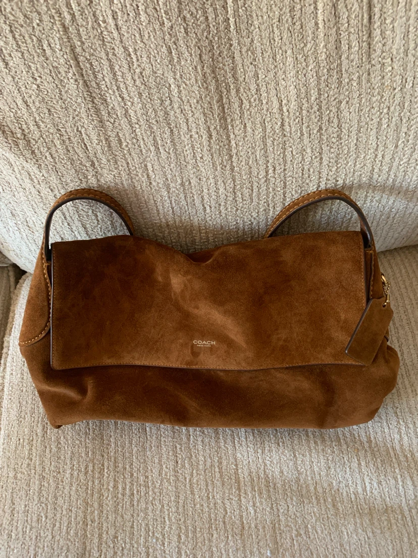 Coach Suede Shoulder Bag