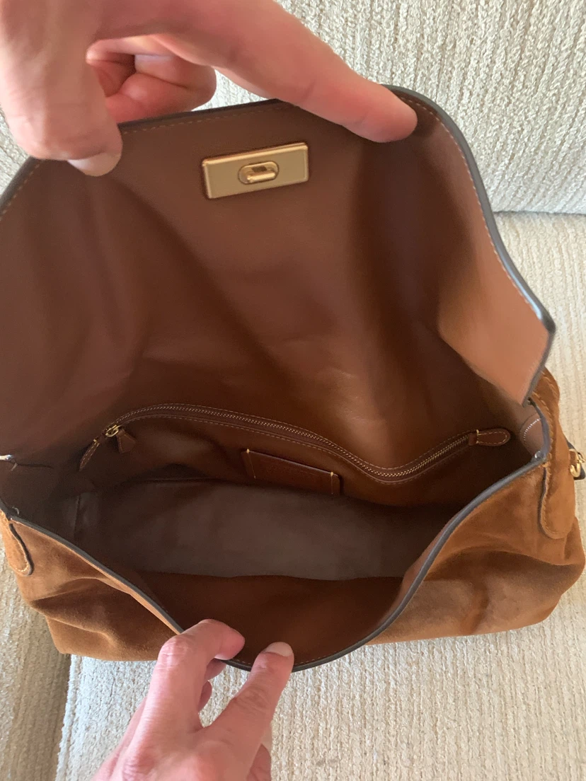 Coach Suede Shoulder Bag - photo 2