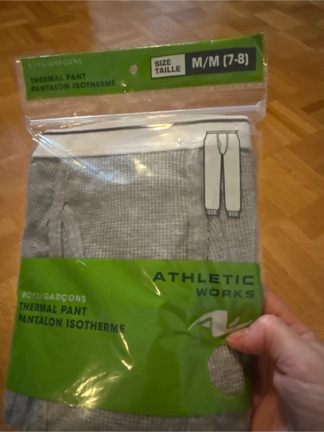 Athletic Works Boys Thermal Pants Size M (7-8)