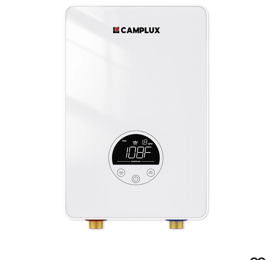 CAMPLUX Tankless Water Heater Electric 4.5kW 120V
