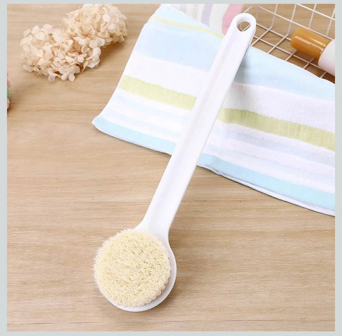 Long Handled Bath Brush - photo 3