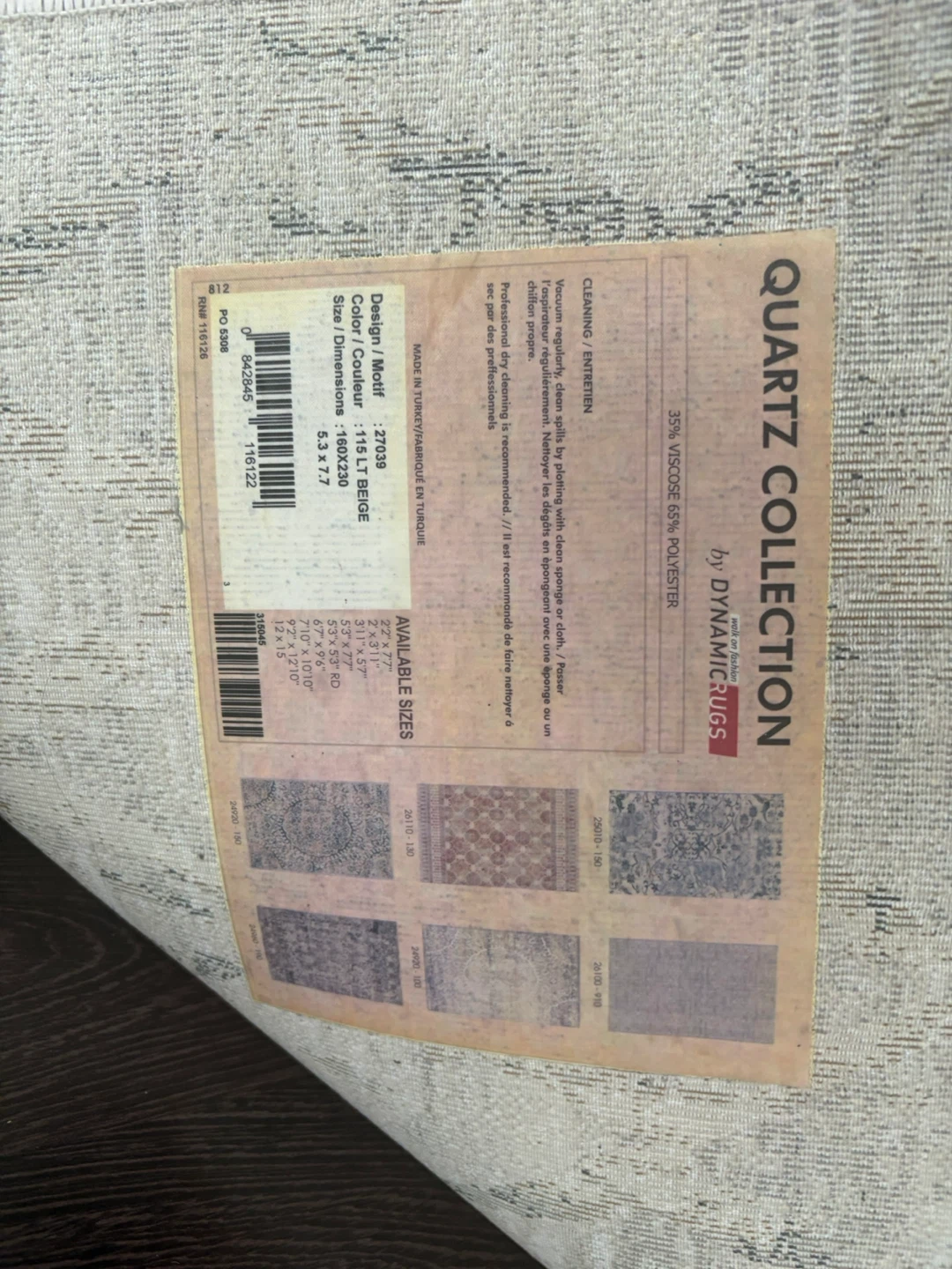 Dynamic Rugs Quartz Collection Area Rug - photo 2