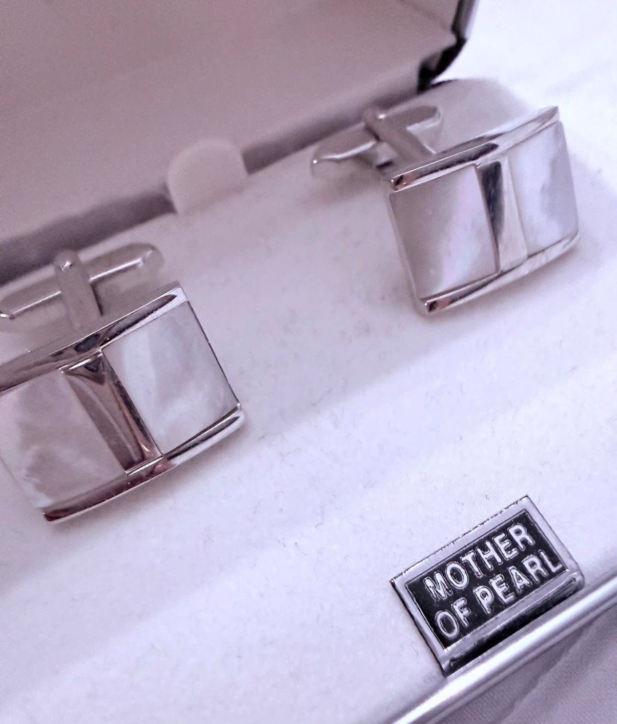 Weber Mother of Pearl Cufflinks - photo 5