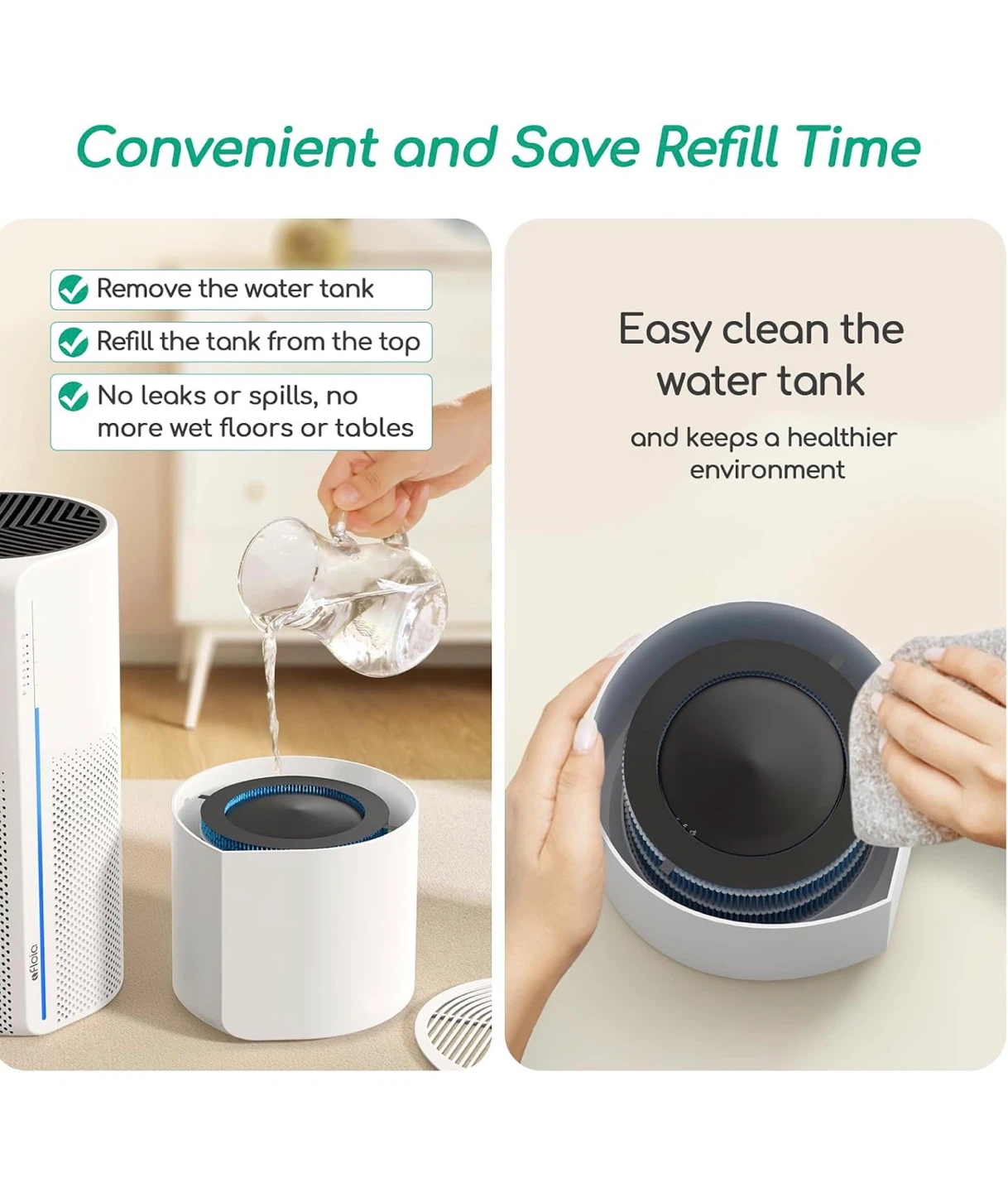 Afloia 2 IN 1 Air Purifier and Humidifier Combo - photo 4