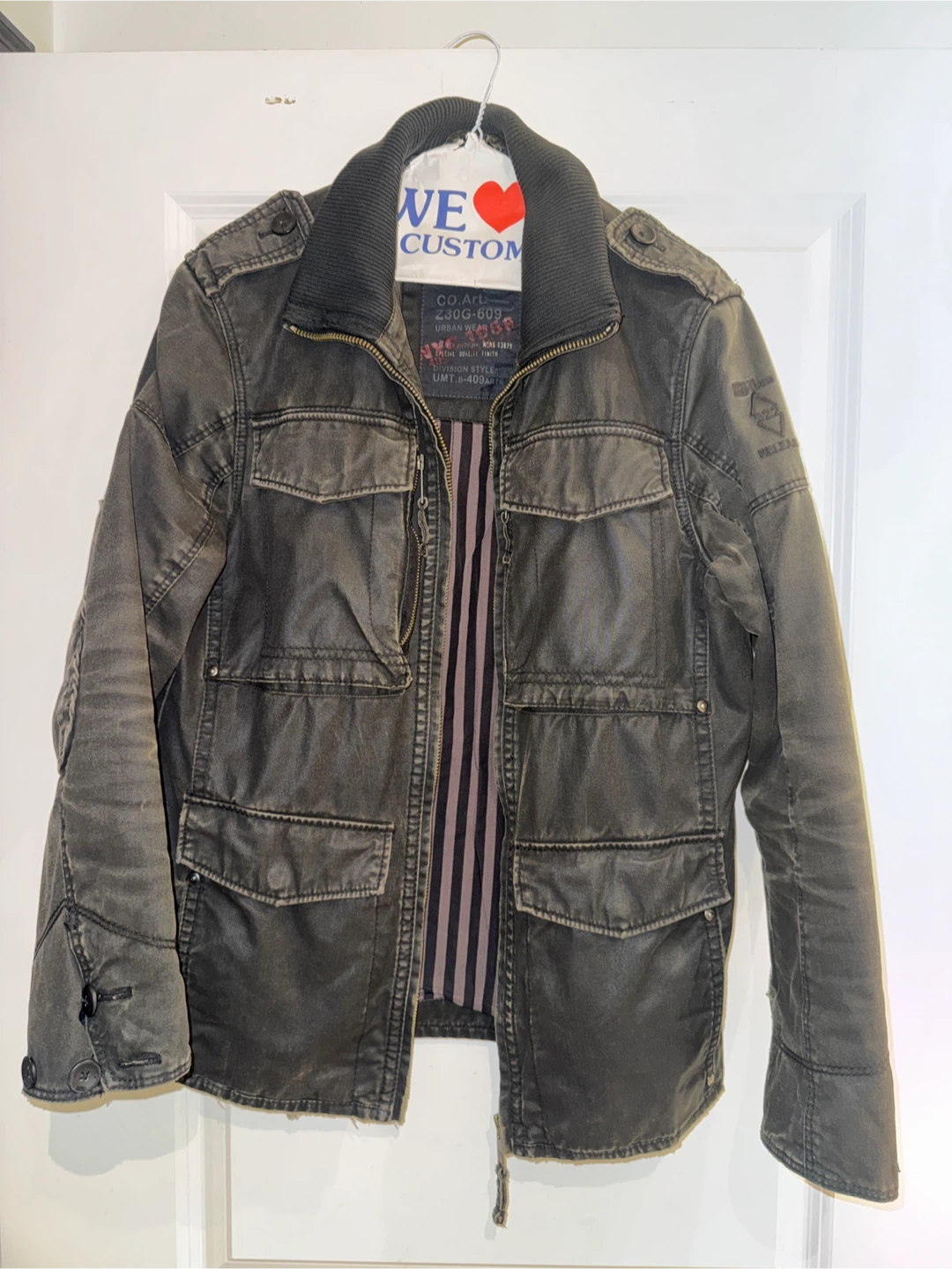 CO.Art Urban Wear Black Jacket