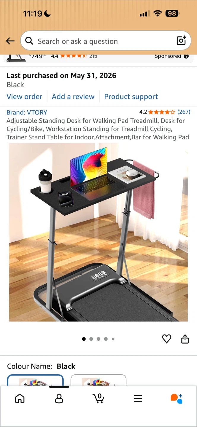 Adjustable Walking Pad Stand - photo 2